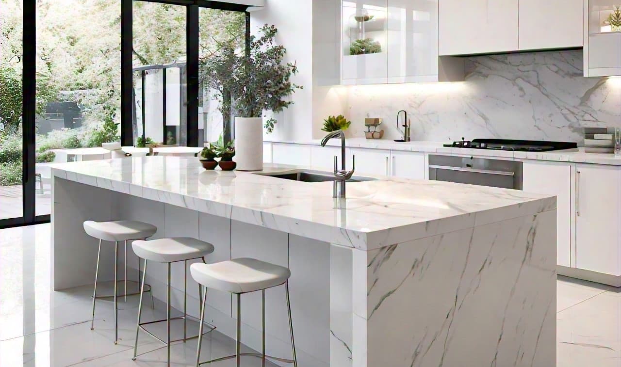 Clean White Kitchen